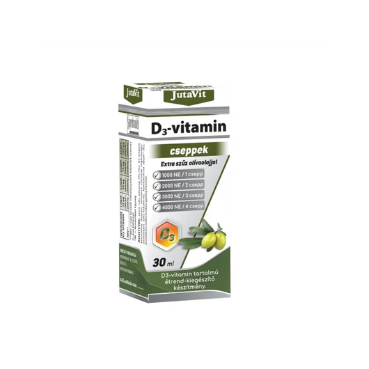 Jutavit D3-vitamin cseppek extra szűz olívaolajjal 1000NE 30ml