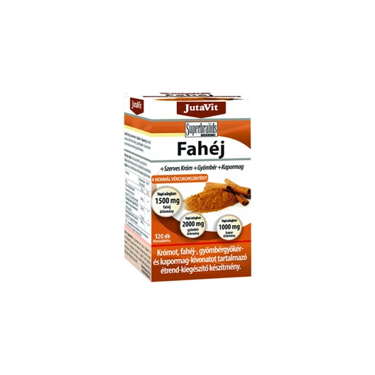 Jutavit Fahéj+Króm+Gyömbér+Kapormag filmtabletta 120x