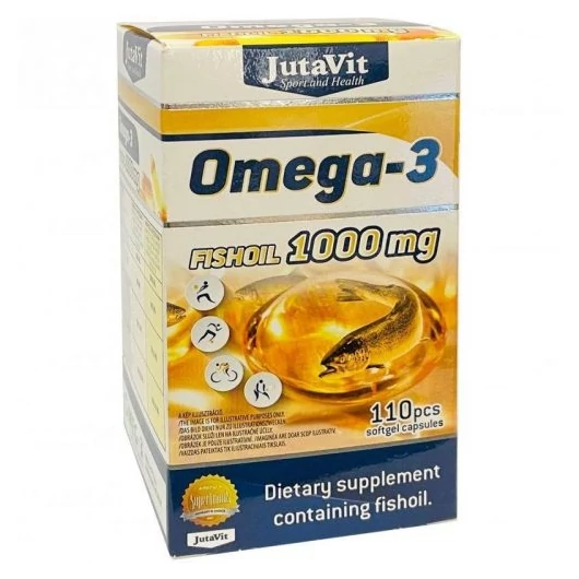 Jutavit Omega-3 Fishoil 1000mg 110x