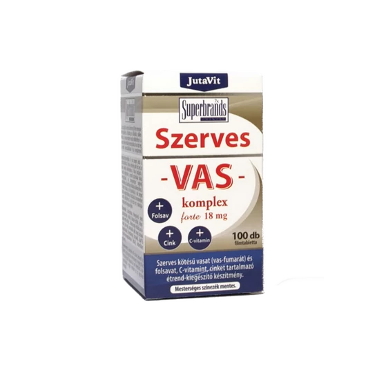 Jutavit Szerves Vas-komplex Forte 18mg 100x