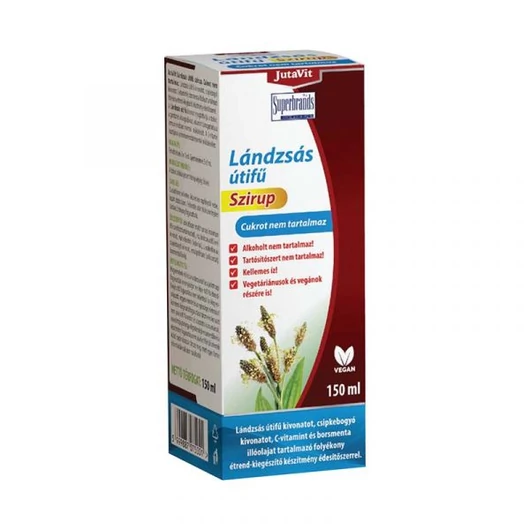 Jutavit Lándzsás útifű szirup cukormentes 150ml