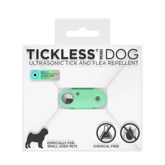 TICKLESS MINI DOG MENTA ZÖLD ULTRAHANGOS KULLANCSRIASZTÓ