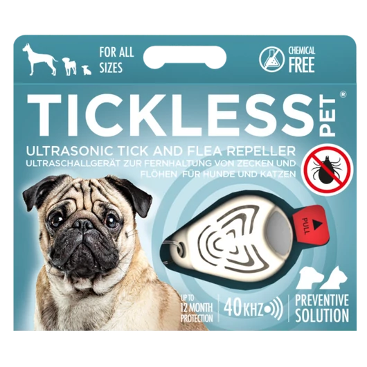 TICKLESS PET BÉZS ULTRAHANGOS KULLANCS- ÉS BOLHARIASZTÓ
